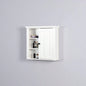 Modern Over Toilet Space Saver Organization Wood Storage Cabinet Home, Bathroom - White