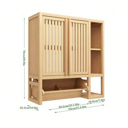 Bathroom cabinet wall mounted toilet storage big box