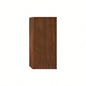CC0414S305 Striped Walnut Bathroom Floating Side Cabinet, Wall - mounted Storage Cabinet Small Spaces, Pre - assembled