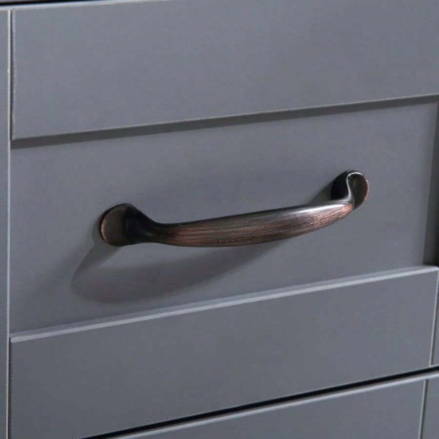 30in Gray Bathroom Vanity/ Mirror and Top Only