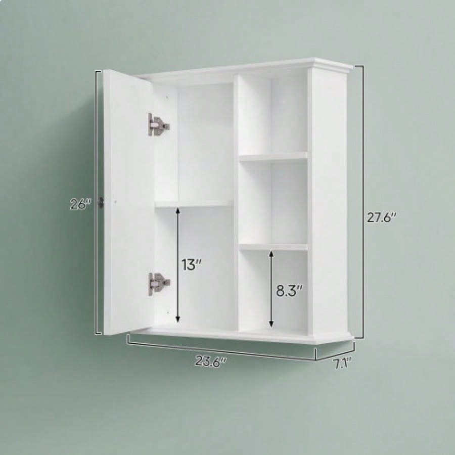 Upgraded Bathroom Wall Cabinet Over Toilet Storage Cabinet Wall Mounted Storage Cabinet Wooden Medicine Cabinets