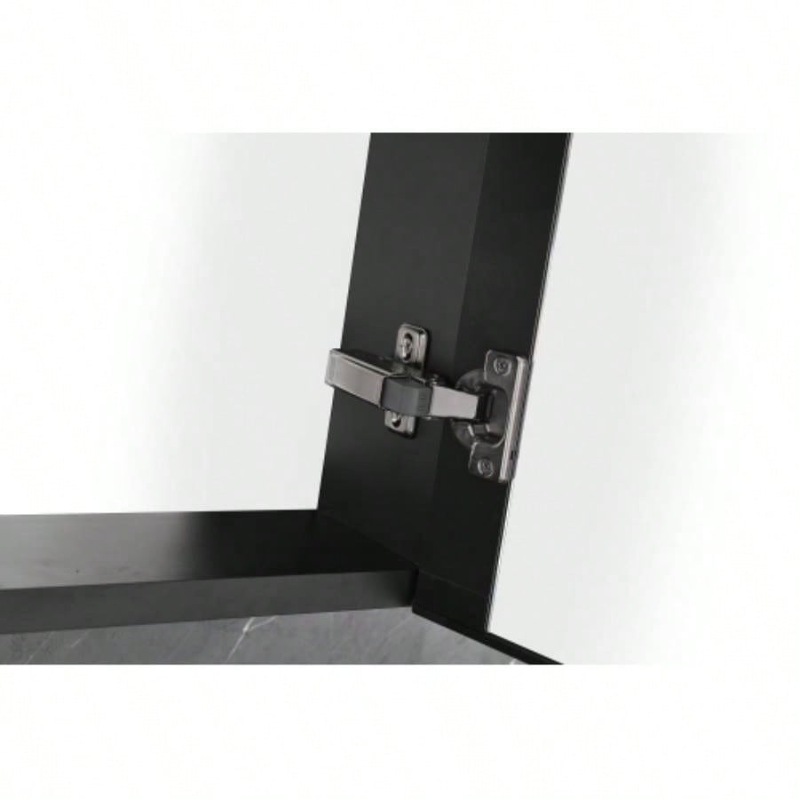 48X30 LED Mirror Medicine Cabinet with Lights, Dimmer, Defogger, Clock, Temp Display and USB