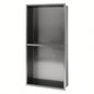 17x 15 Stainless Steel Shower Niche, Gunmetal Black