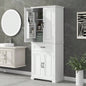Bathroom Storage Cabinet with Doors and Drawer, Multiple Storage Space, Adjustable Shelf,