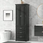 Tall Storage Cabinet with Two Drawers Bathroom/Office,