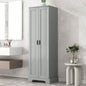 Storage Cabinet with Two Doors Bathroom, Office, Adjustable Shelf, MDF Board, White Old Sku: WF302824AAK