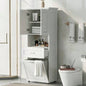 Tall Bathroom Cabinet with Laundry Basket, Large Storage Space Tilt - Out Laundry Hamper and Upper Storage Cabinet, White