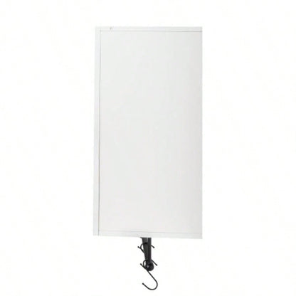 Bathroom Wall Cabinet with Adjustable Shelf, Towel Bar, 5 Hooks, Over Toilet Storage Cabinet Bathroom, Kitchen, White