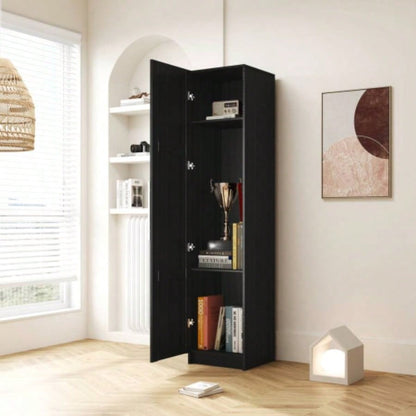 Bathroom Wall Cabinet with Adjustable Shelf, Towel Bar, 5 Hooks, Over Toilet Storage Cabinet Bathroom, Kitchen, White