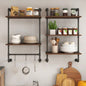Bathroom Wall Cabinet with Adjustable Shelf, Towel Bar, 5 Hooks, Over Toilet Storage Cabinet Bathroom, Kitchen, White