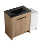 30 Freestanding Bathroom Vanity with White Ceramic Sink 2 Soft - Close Cabinet Doors KD - PACKING, BVB02430IMO - BL9075B