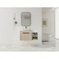 30 Modern Design Float Bathroom Vanity With Ceramic Basin Set, Wall Mounted White Oak Vanity With Soft Close Door, KD - Packing, KD - Packing, 2 Pieces ParcelTOP - BAB400MOWH