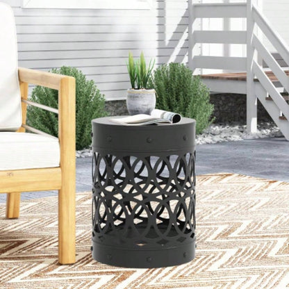 Outdoor Metal end Table - Large