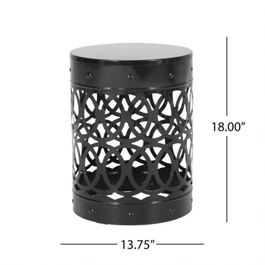 Outdoor Metal end Table - Large