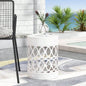 Outdoor Metal end Table - Large