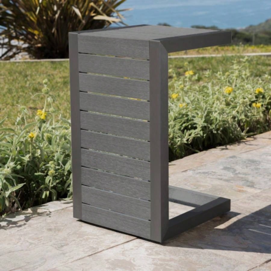 CAPE CORAL ALU C - SHAPED TABLE