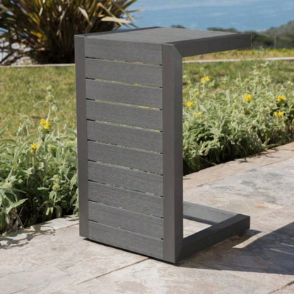 CAPE CORAL ALU C - SHAPED TABLE