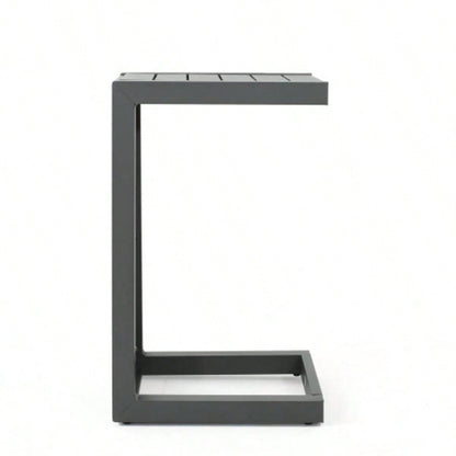 CAPE CORAL ALU C - SHAPED TABLE
