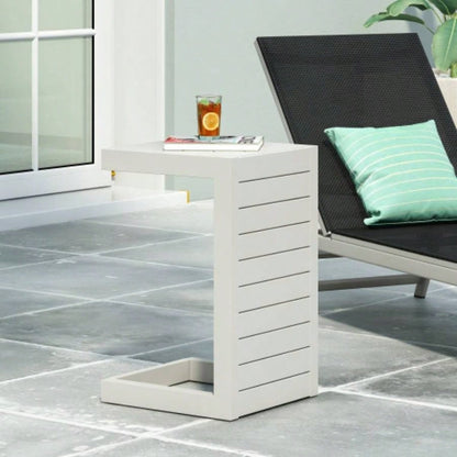 CAPE CORAL ALU C - SHAPED TABLE