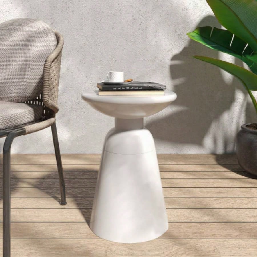 Outdoor Metal end Table - Large