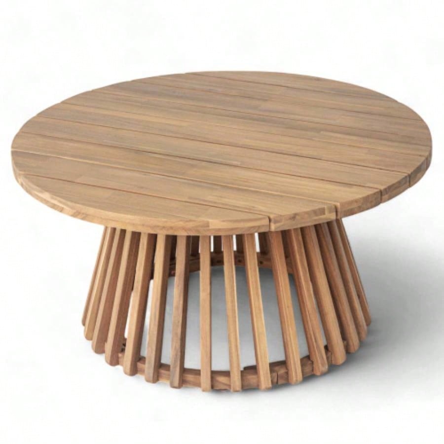 Acacia Wood Patio Coffee Table