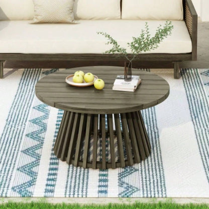 Acacia Wood Patio Coffee Table