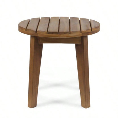 Outdoor 16 Acacia Wood Side Table, Teak
