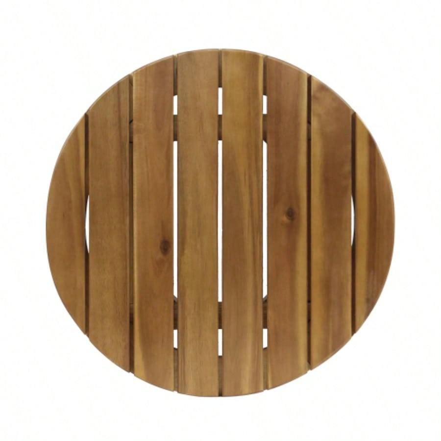 Outdoor 16 Acacia Wood Side Table, Teak