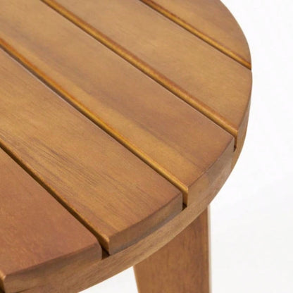 Outdoor 16 Acacia Wood Side Table, Teak