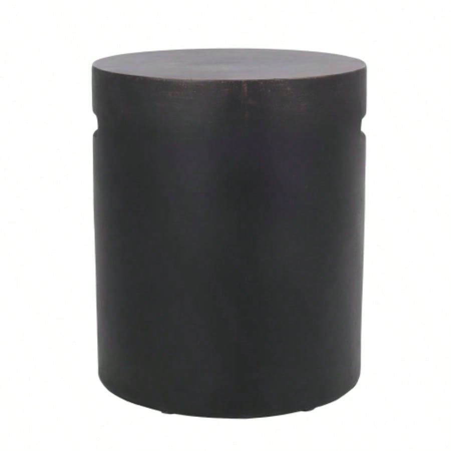 Outdoor LightWeight Concrete Side Table, Copper