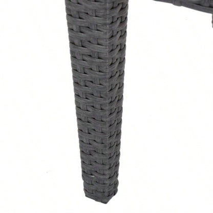 Outdoor Antibes Wicker Side Table, Accent Table,