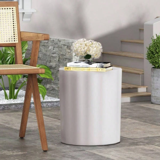Outdoor LightWeight Concrete Side Table