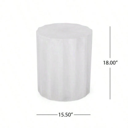 Outdoor LightWeight Concrete Side Table