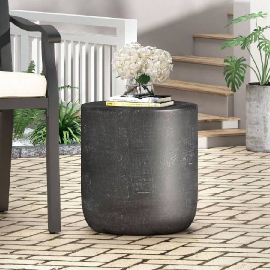 Outdoor LightWeight Concrete Side Table