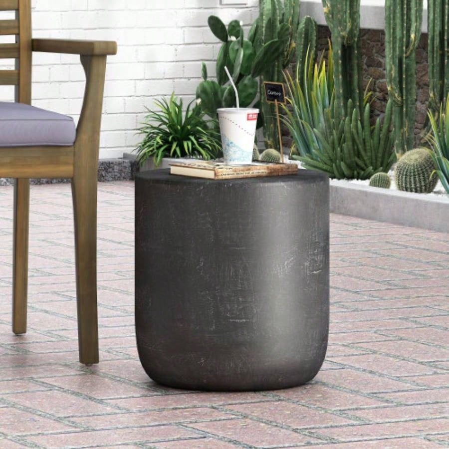 Outdoor LightWeight Concrete Side Table