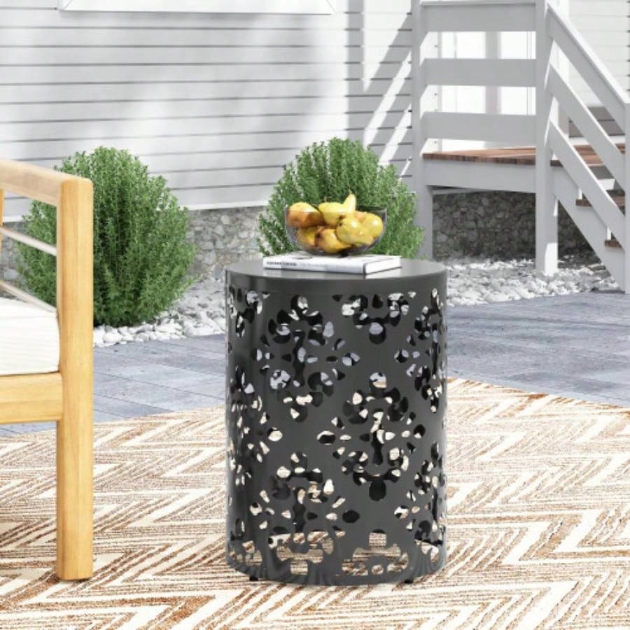 Outdoor Metal end Table - Large