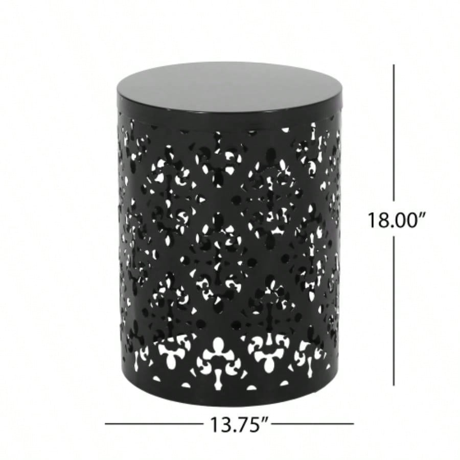 Outdoor Metal end Table - Large