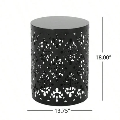 Outdoor Metal end Table - Large