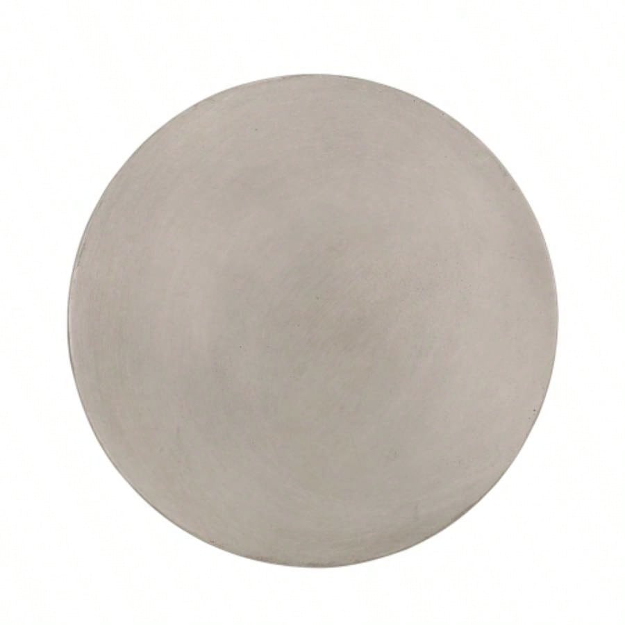 Outdoor LightWeight Concrete Side Table, Light Gray