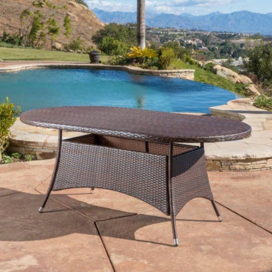 CORSICA OVAL DINING TABLE