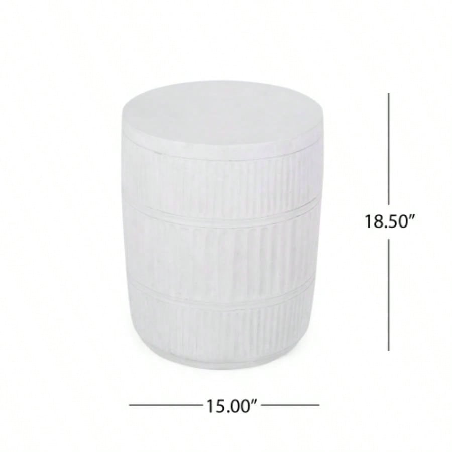 OUTDOOR PATIO END TABLE
