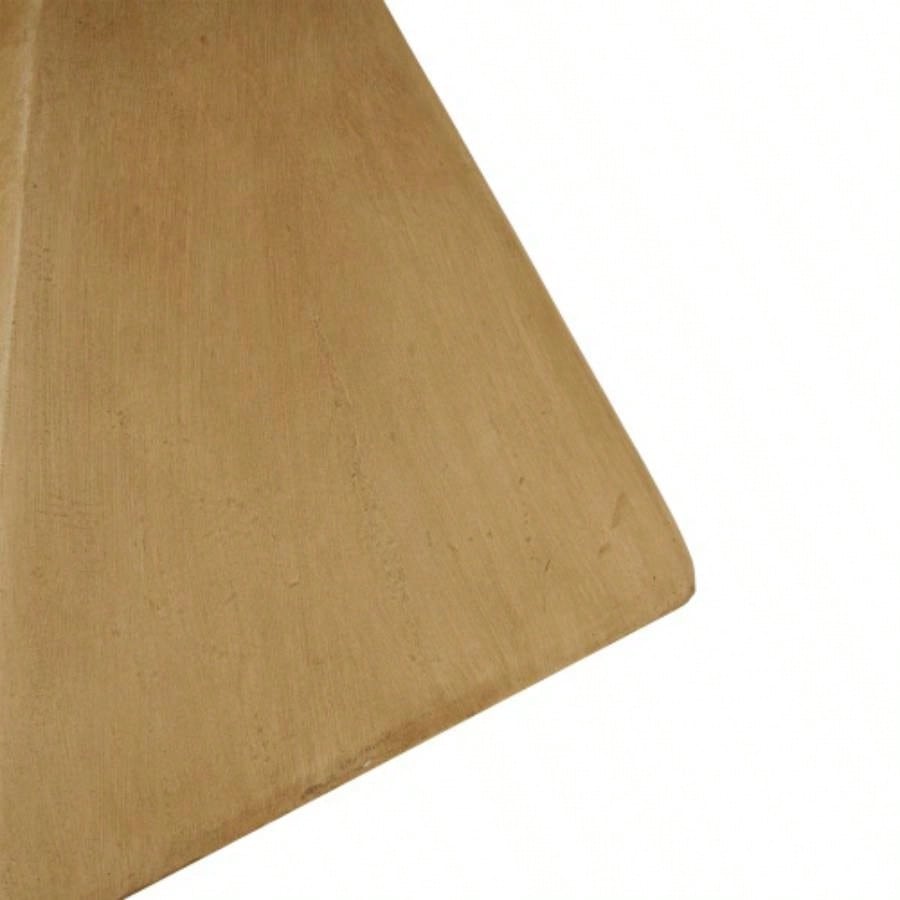 GEOMETRIC MGO SIDE TABLE, LIGHT NATURE COLOR