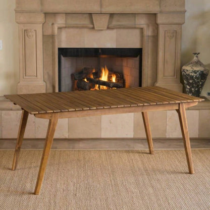 Outdoor 69 Solid Wood Dining Table