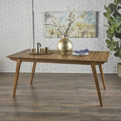 Outdoor 69 Solid Wood Dining Table