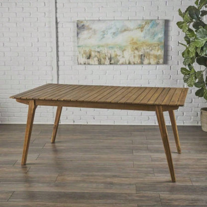 Outdoor 69 Solid Wood Dining Table