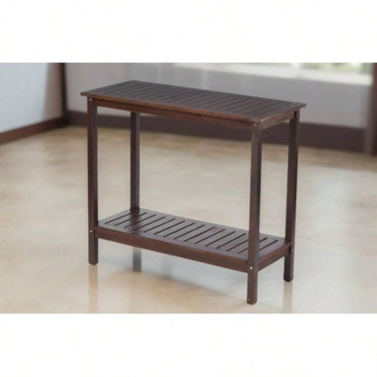 Acacia Wood Console Table, Entryway Living Longs Living Room, Indoor Outdoor Furniture