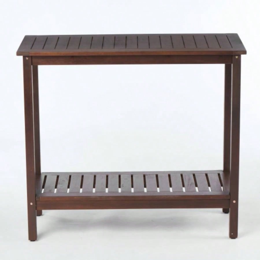 Acacia Wood Console Table, Entryway Living Longs Living Room, Indoor Outdoor Furniture