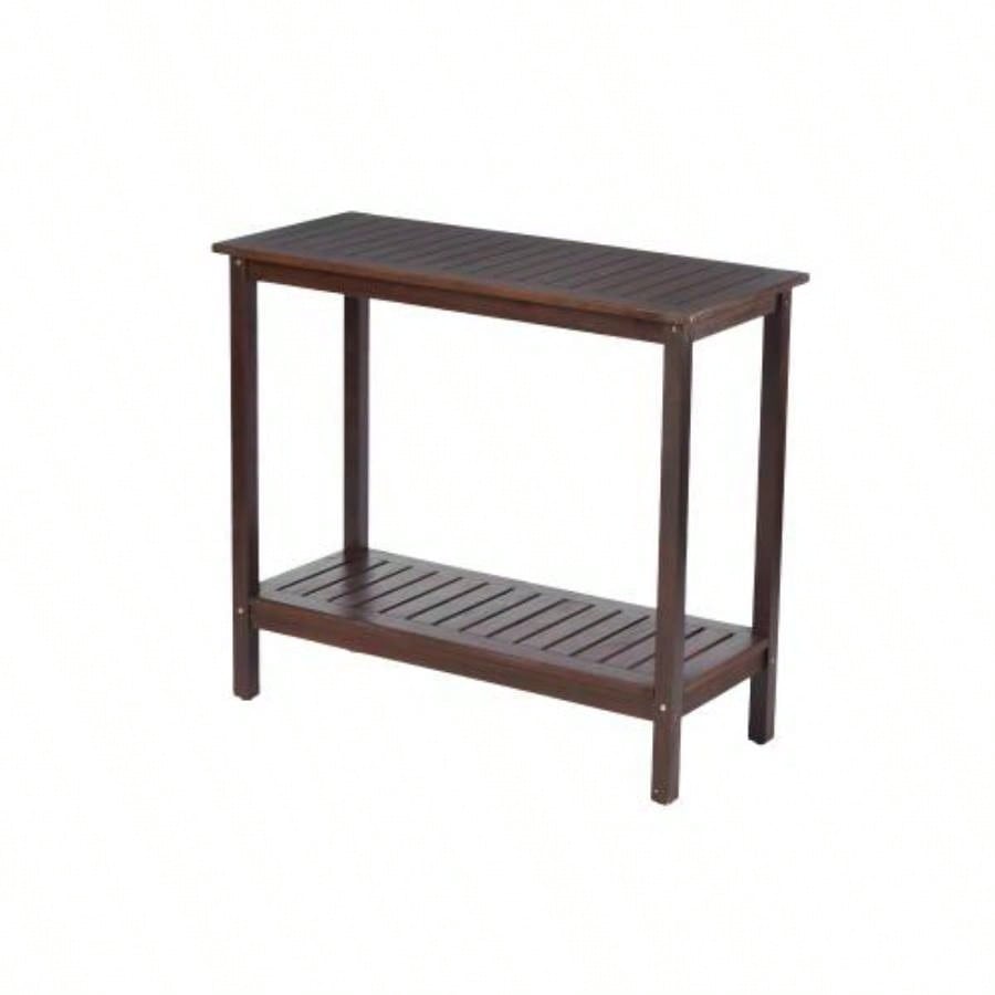 Acacia Wood Console Table, Entryway Living Longs Living Room, Indoor Outdoor Furniture