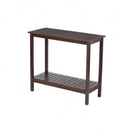 Acacia Wood Console Table, Entryway Living Longs Living Room, Indoor Outdoor Furniture