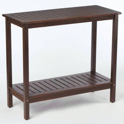 Acacia Wood Console Table, Entryway Living Longs Living Room, Indoor Outdoor Furniture